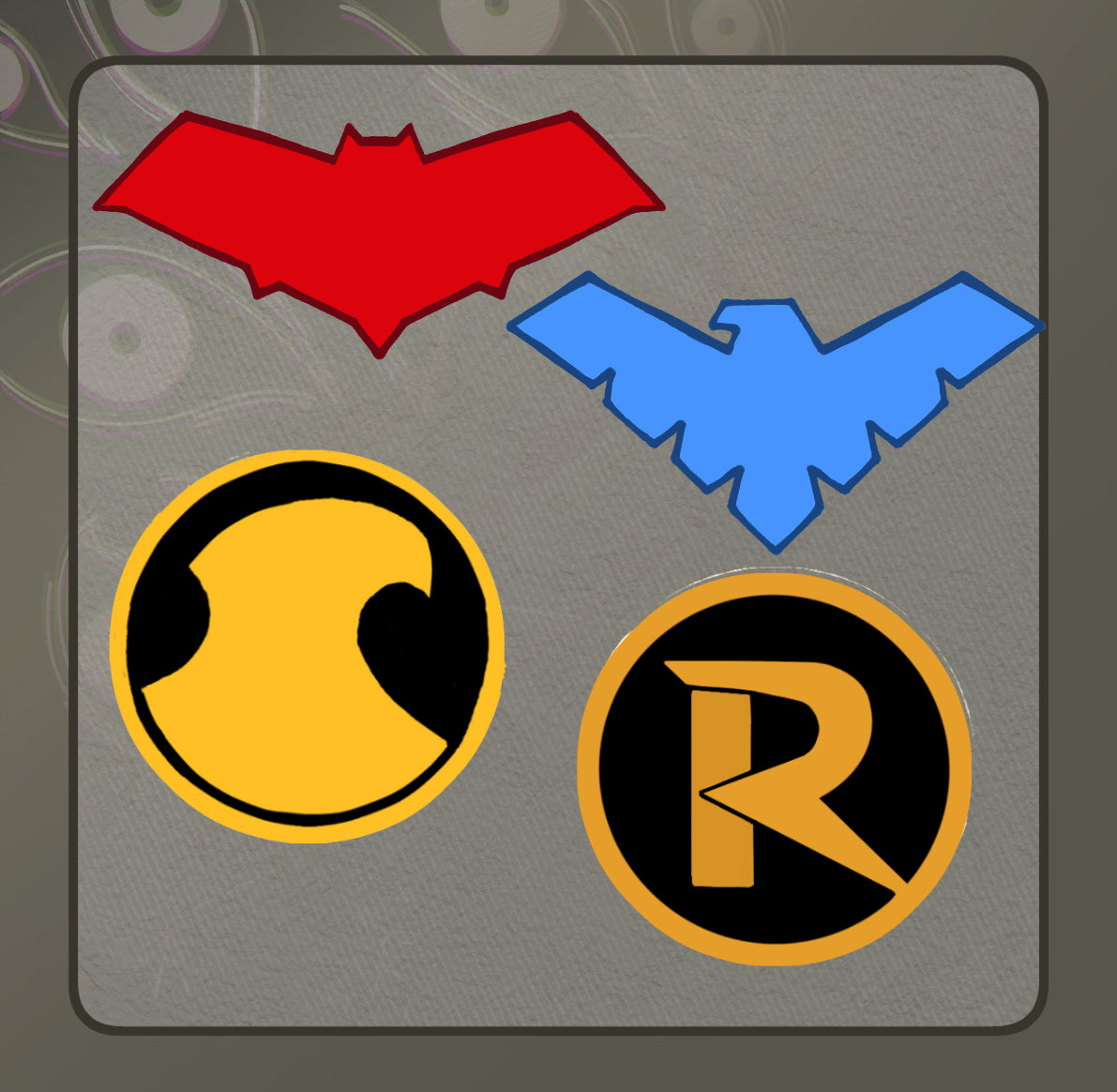 Robin Emblem Sticker Robin Sticker Logos – Deerbits Studios