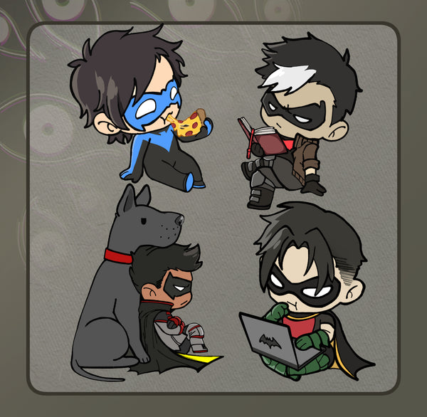 Robin Chibi Stickers