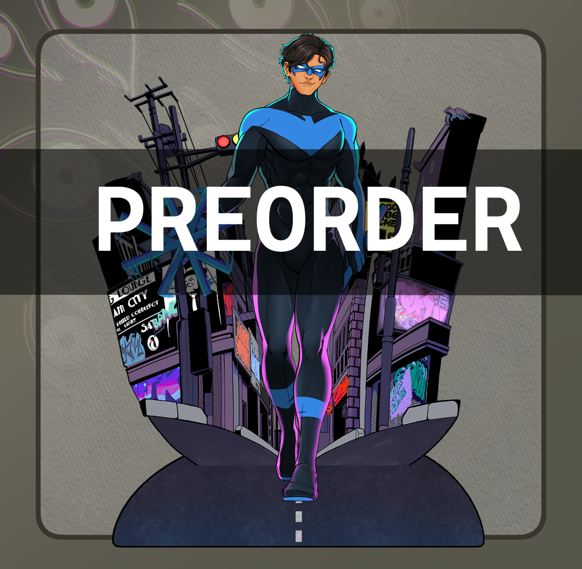 PREORDER: Nightwing Standee - Deerbits Studios