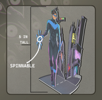 PREORDER: Nightwing Standee - Deerbits Studios