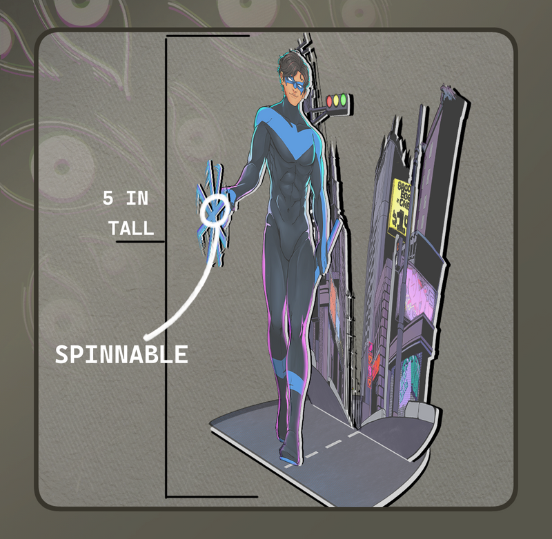 PREORDER: Nightwing Standee - Deerbits Studios
