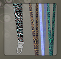 Deerbits Studios Eye Lanyard (Long) with attached eye loop, made of durable fabric, perfect for holding keys or ID badges.
