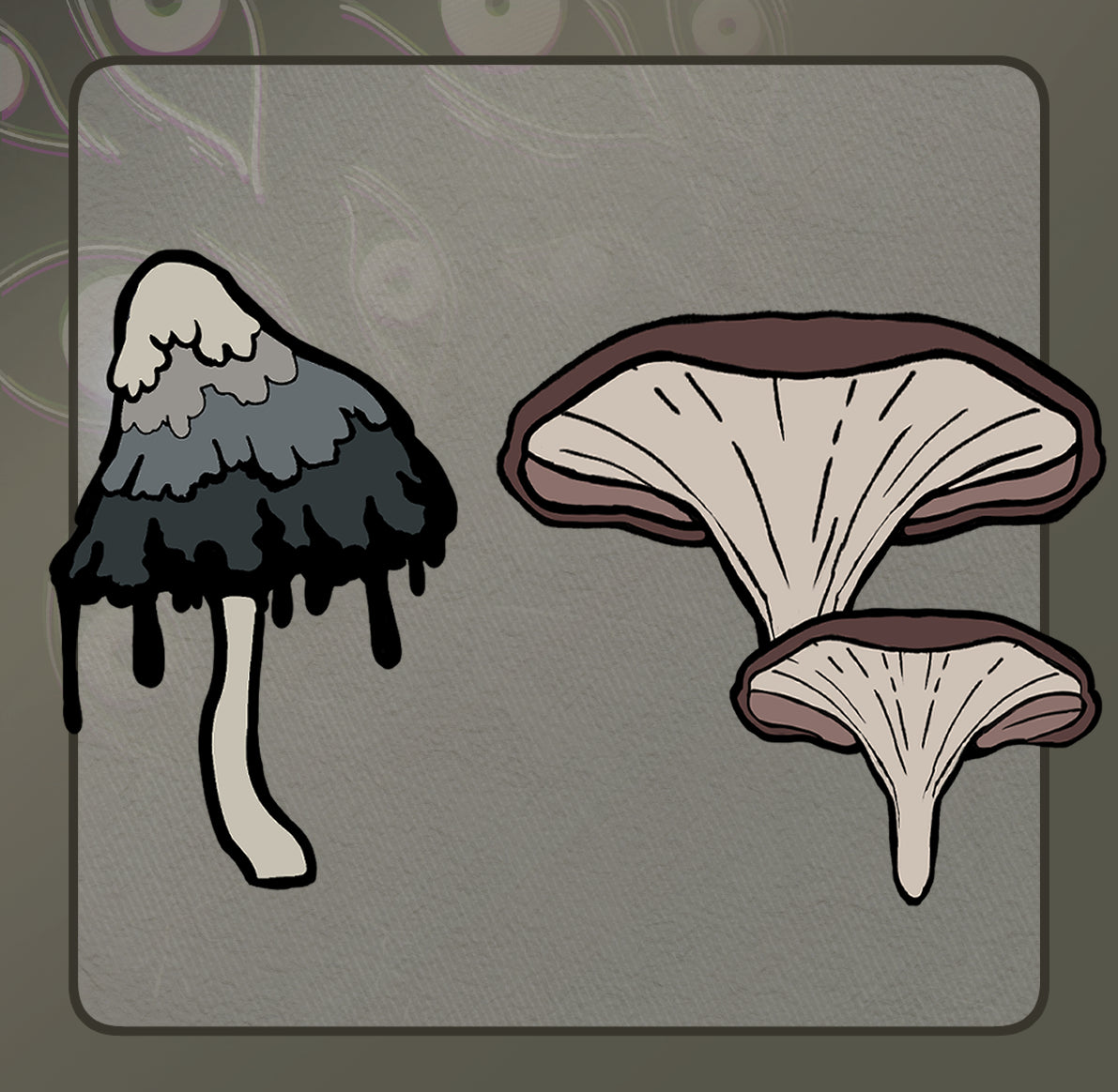 Mushroom Wooden Pins